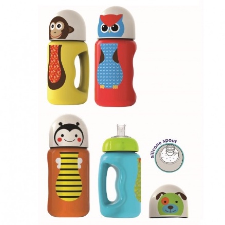 Baby Safe Bottle Silicone Spout Sippy Cup  Botol Minum Anak Cucupan Silikon 300 ml SK005