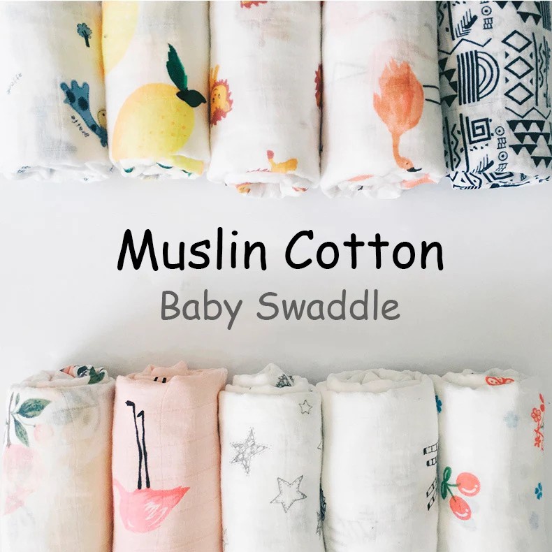 (Pimenova) Kain Bedong Aneka Motif / bedong bayi / kain bedong bayi / kain muslin bayi / swaddle