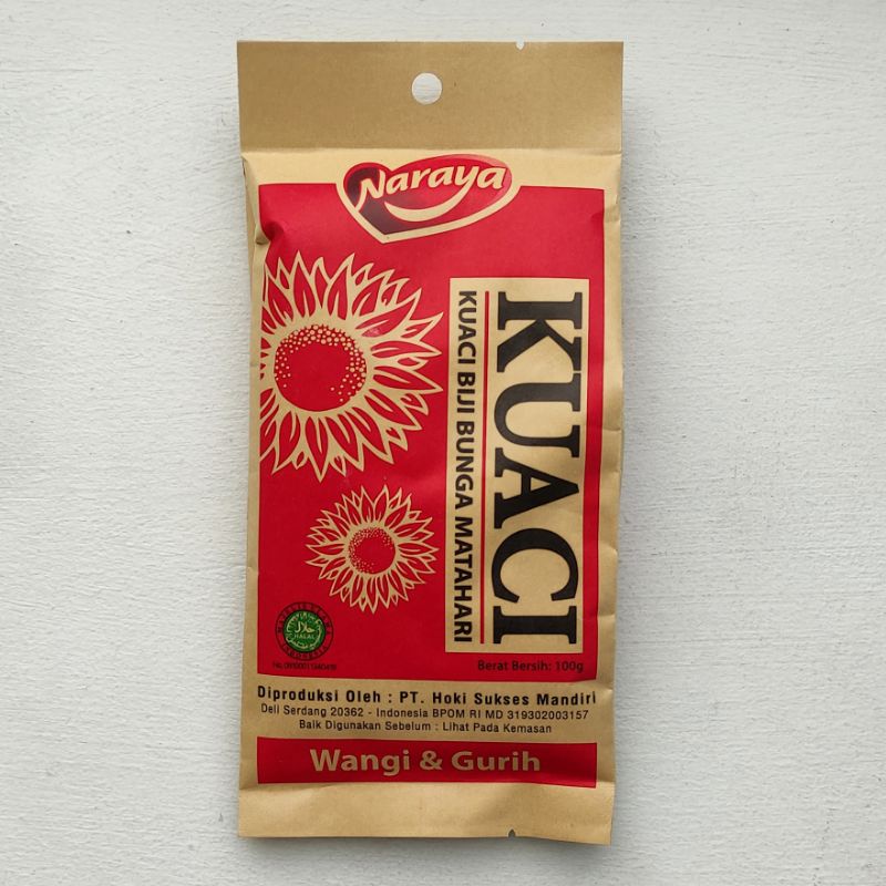 Kuaci biji bunga matahari Naraya kwaci hitam cemilan imlek lebaran 100gr