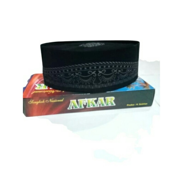 songkok peci hitam polos/Peci Hitam motif/peci batik