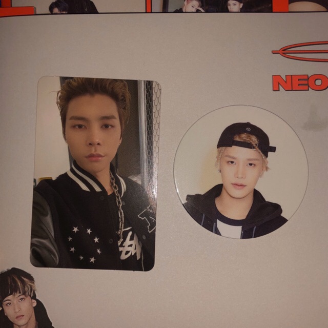 PC & CC ALBUM NEOZONE NCT127 (C Ver.) CIRCLECARD PHOTOCARD OFFICIAL JOHNNY & MOON TAEIL
