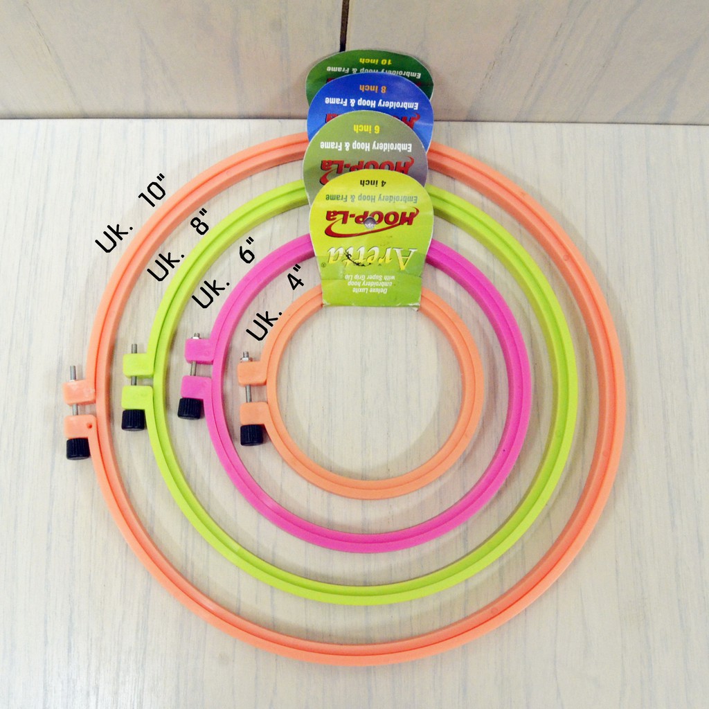 Embroidery Hoop &amp; Frame 10 inch - Pembidangan Sulam Uk 24cm