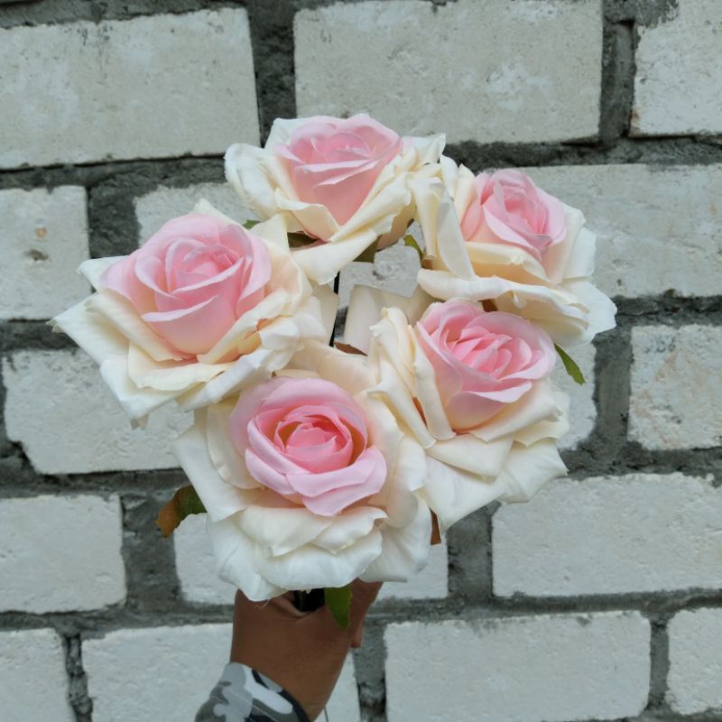 Mawar Artificial Besar Murah Premium