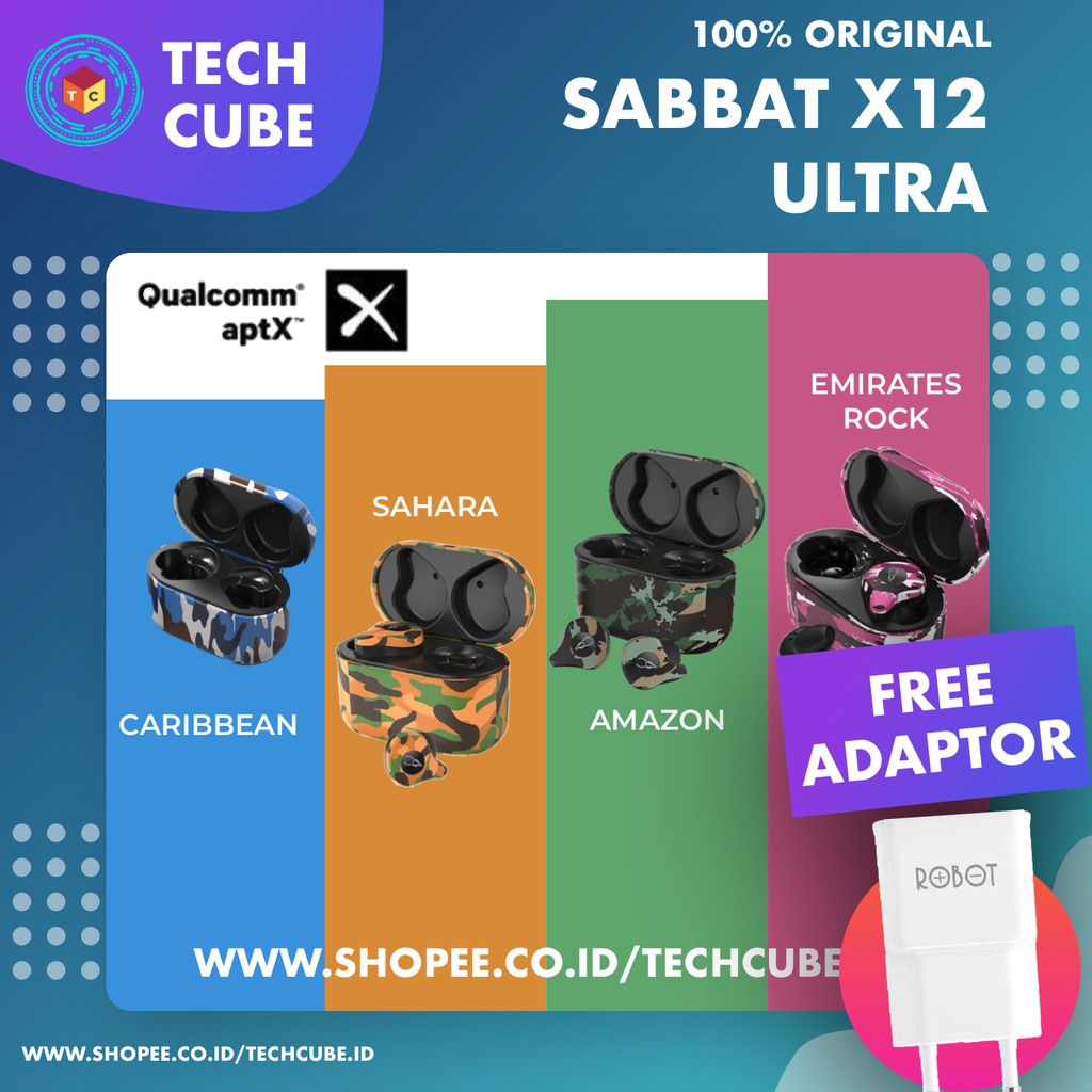 Sabbat X12 ULTRA Qualcomm APTX Earphone Bluetooth Headset 5.0