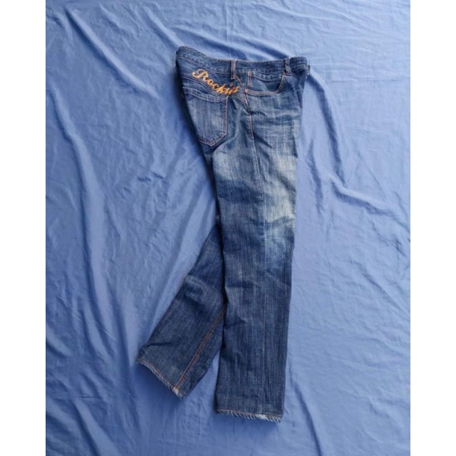 celana jeans mlb second