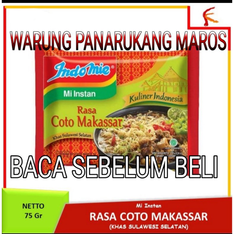 

Indomie Coto Makassar Mie Instant