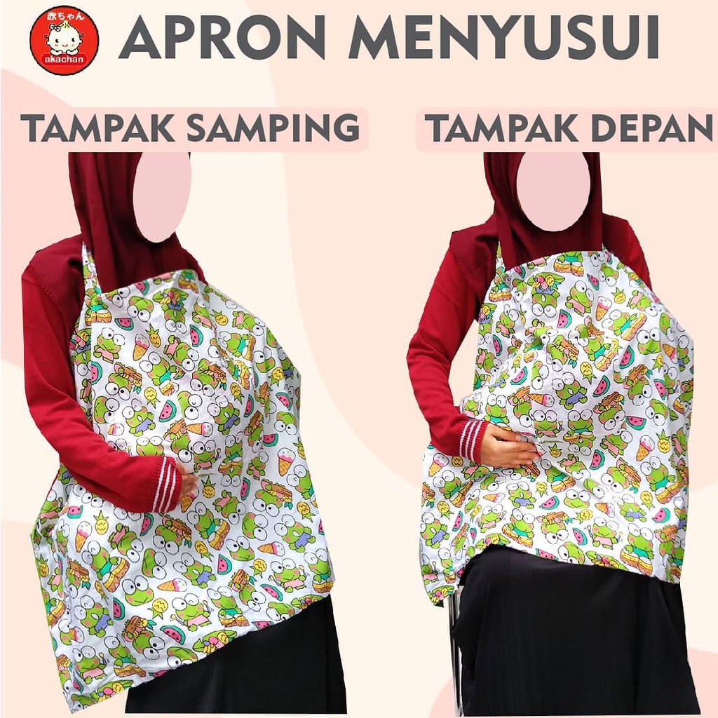 APRON MENYUSUI JUMBO Akachan cover tutup menyusui Ukuran Besar Tebal Tidak Kempes Sarung Bisa Dilepas Bisa Dicuci Nursing Pillow