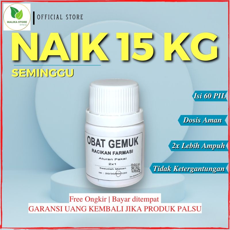 Obat Gemuk Racikan Farmasi - Penggemuk Badan - Vitamin Gemuk