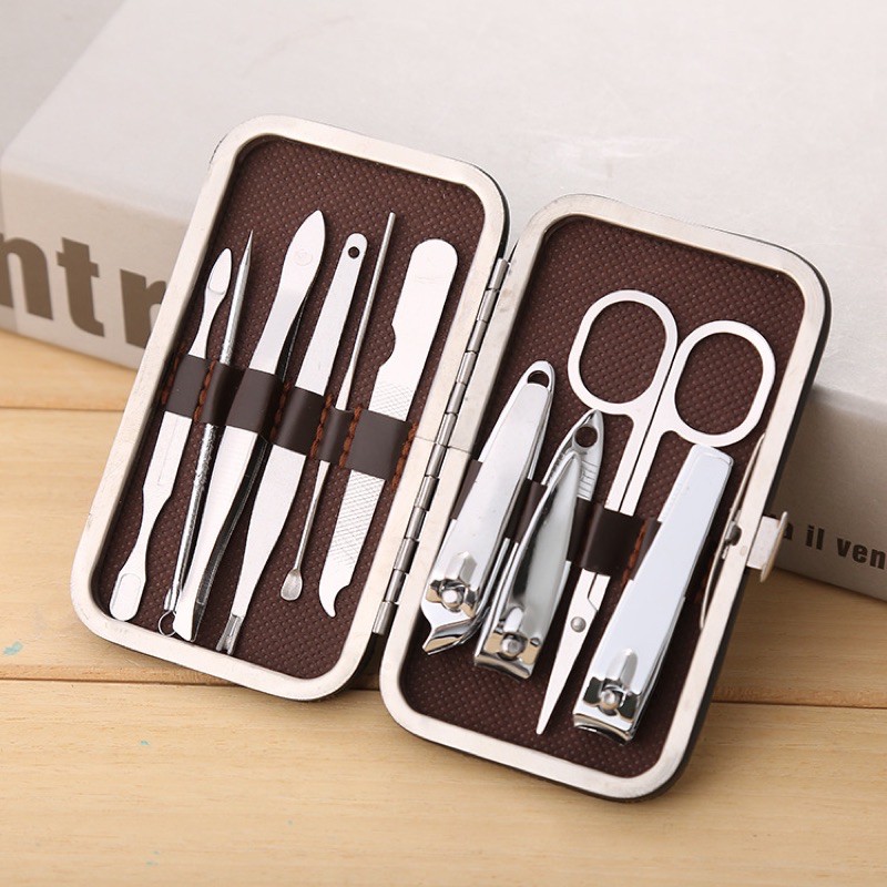 7 Set &amp; 10 Set Manicure tools alat manicure pedicure gunting kuku miring nail art