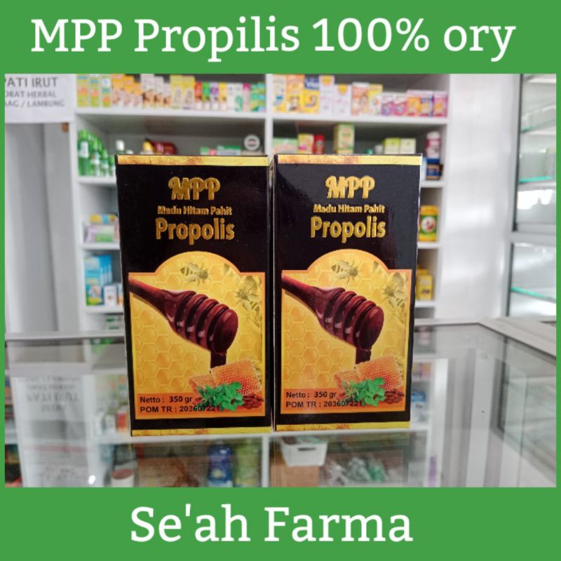

Madu Hitam Pahit Propolis 350g