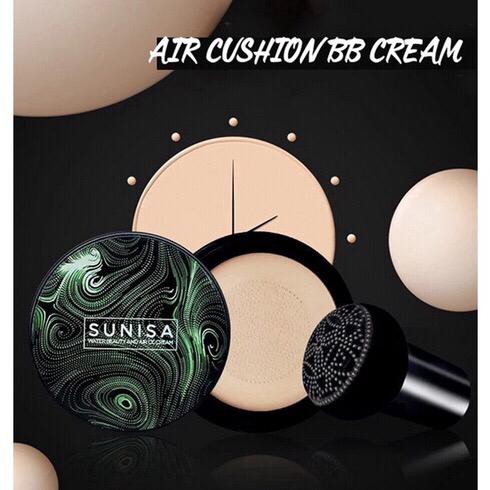 [cod] promo!!! SUNISA Mushroom Head Air Cushion CC Cream moisturizing Foundation 100% Ori WATERPROOF