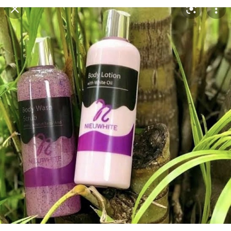 Eleora Nieuwhite Lotion/ Shower Scrub 250ml