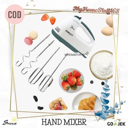 SHENAR HAND MIXER/MIXER TANGAN ELEKTRIK 7 SPEED /MIXER TANGAN PENGOCOK ADONAN WAJIB BUBBLE