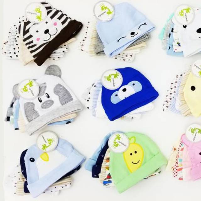 Topi Bayi 5in1 Boy Just To You / Catell Love / Topi Baby lucu