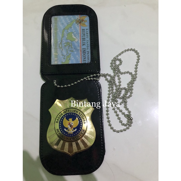 

ee401fe Name Tag Id Card Dompet Kalung Lencana Kta Bin Badan Intelijen Negara Rg05T0