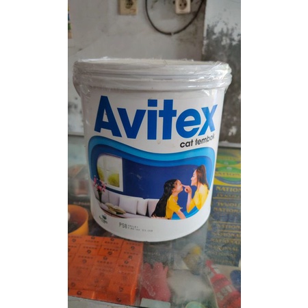 Cat tembok termurah - Merk Avitex - ukuran 5kg