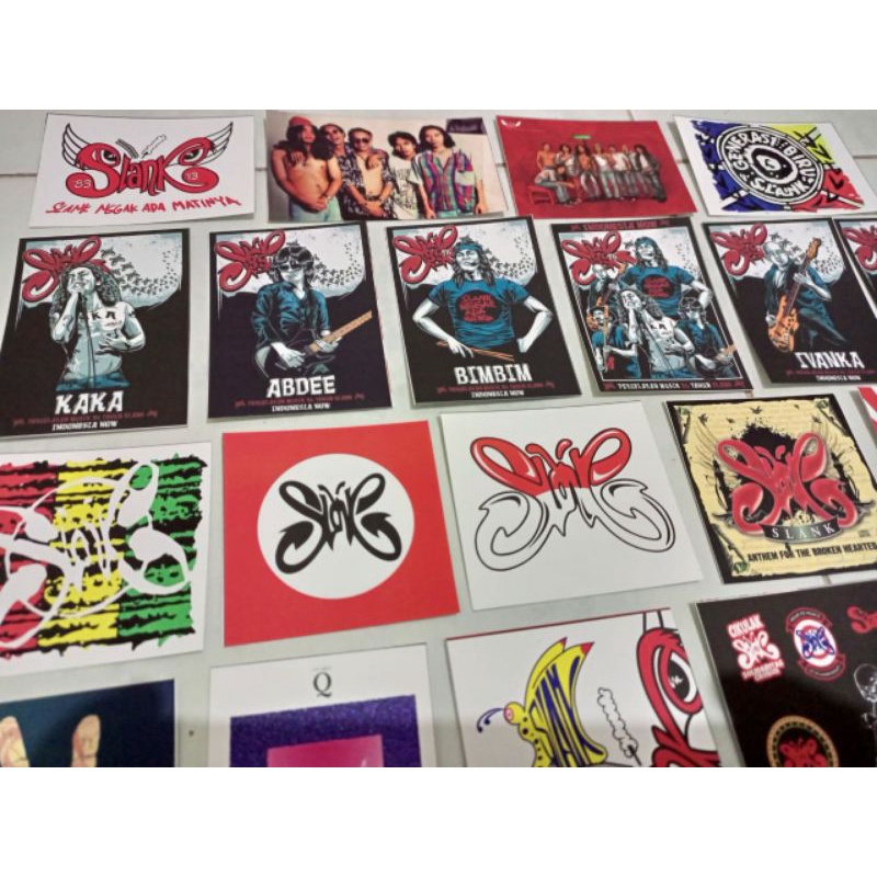 

Stiker SLANK Paket Merchandise Decals Sticker Pack/ Grosir