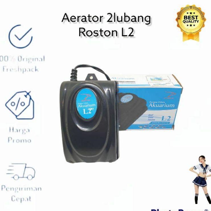 ROSSTON L2 / ROSTON L2 / AIRPUMP / AERATOR / POMPA UDARA 2 LUBANG