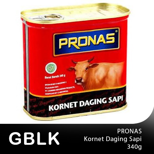 

PRONAS CORNED BEEF KORNET DAGING SAPI 340 GRAM