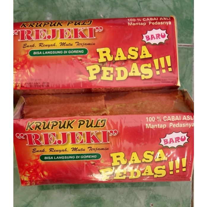 

Kerupuk Puli REJEKI Khas Madiun (175 gram) - Rasa Pedas