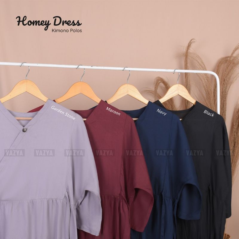 Rayon Viscose ) Homey Long Dress Kimono Polos