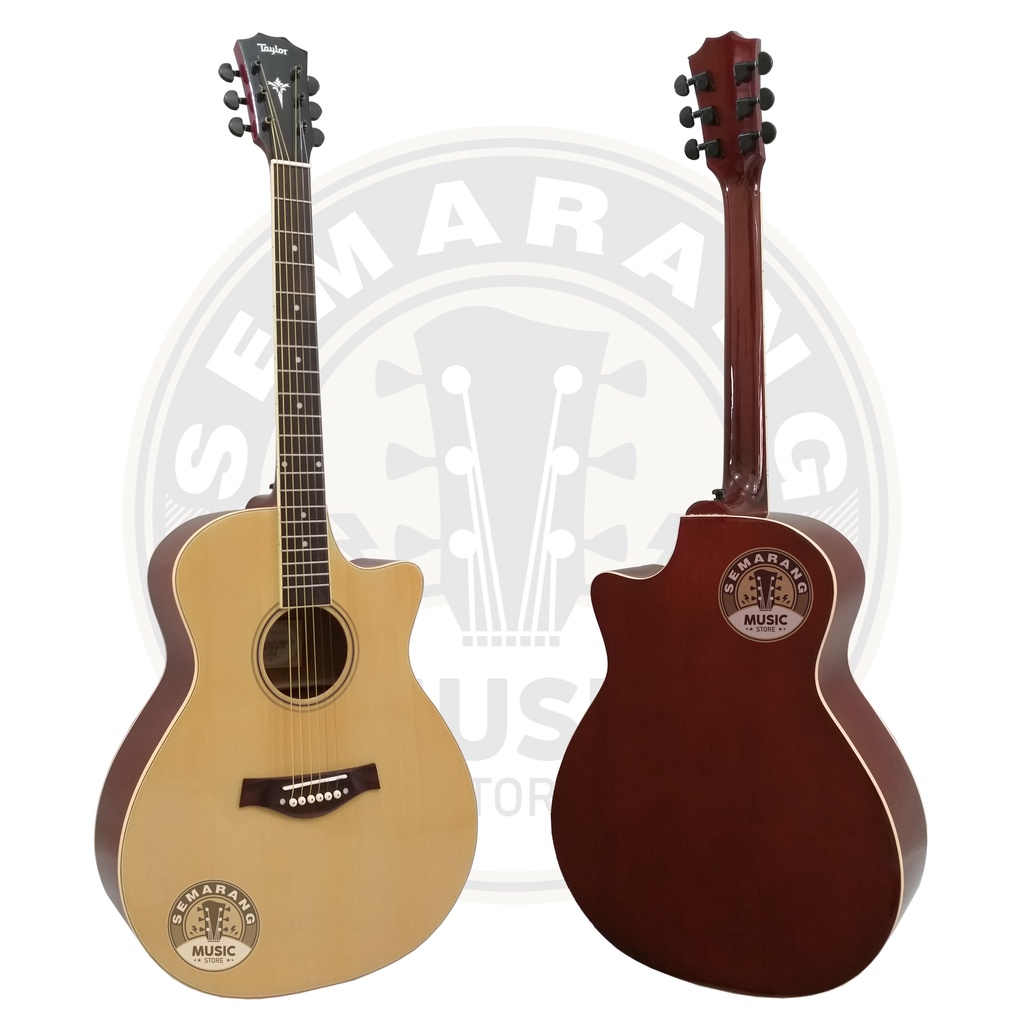 Gitar Akustik Taylor Custom Paket Super Komplit