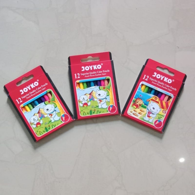 

PENSIL WARNA JOYKO 12 WARNA PENDEK