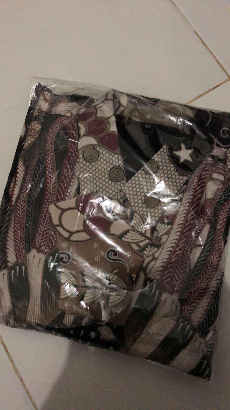 Baju Kemeja Batik Pria Slimfit Modern Terbaru Premium Original Tulis Solo Pria Lengan Panjang Furing