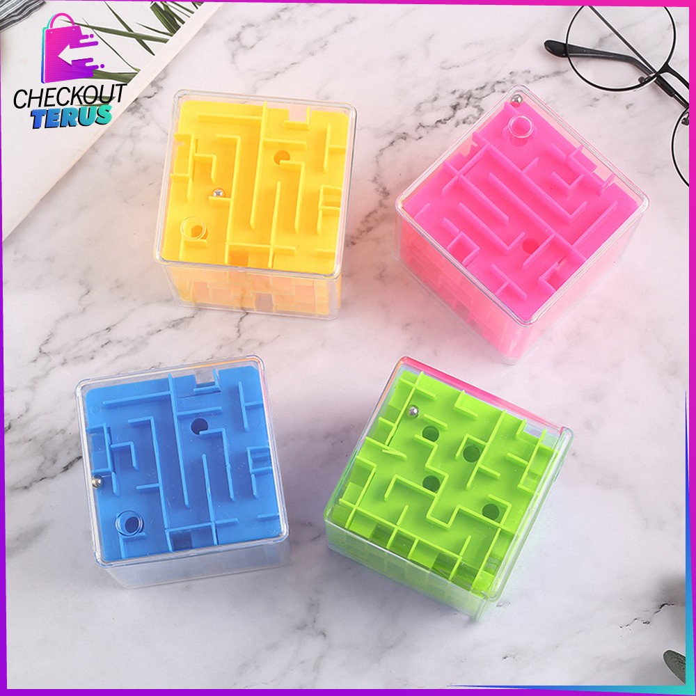 CT M274 Mainan Puzzle Labirin Transparan 3D Mainan Jadul Edukasi Motorik Anak Mainan Edukatif Anak Maze Puzzle Ball