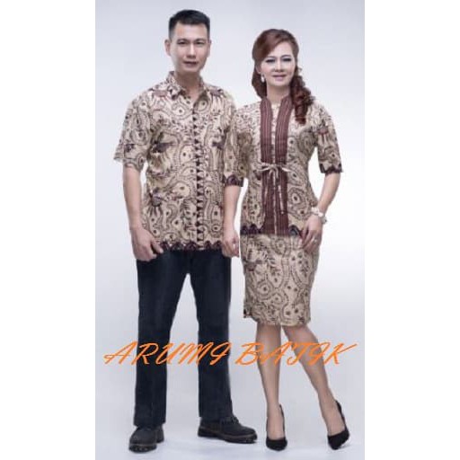 BATIK COUPLE SRG 674 BATIK COUPLE SARIMBIT BATIK SARIMBIT KATUN PRADA BY SN BATI BATIK MODERN K6K9