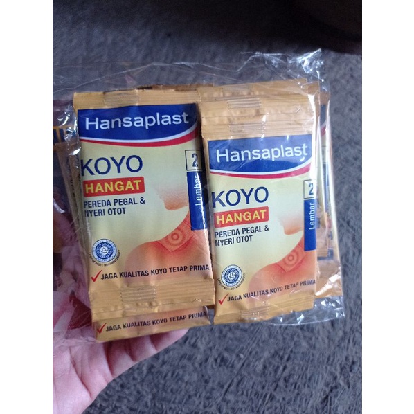 Hansaplast KOYO renteng (20sachet) koyo panas / pereda pegal