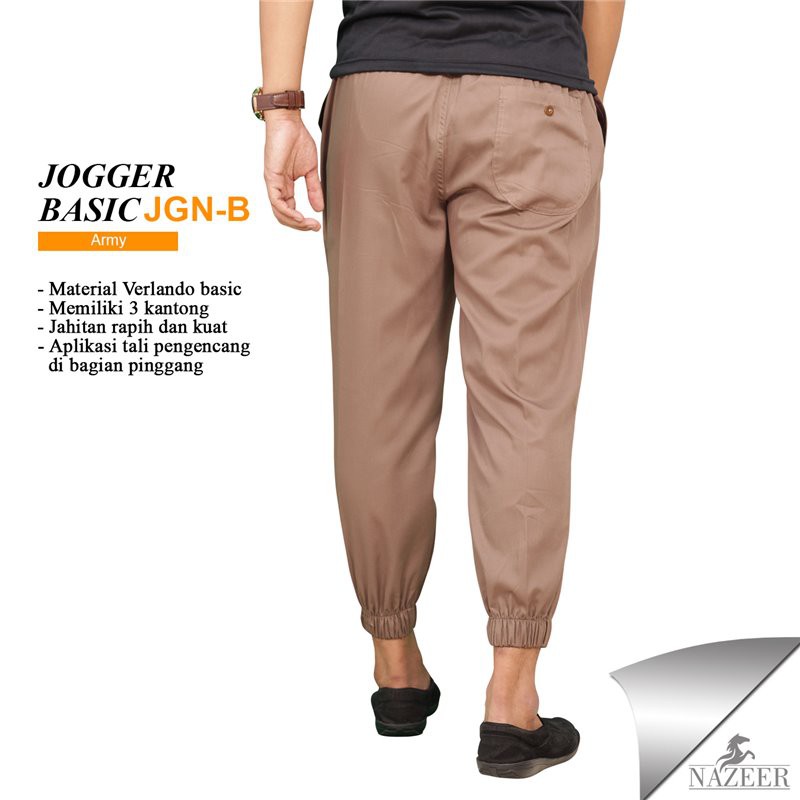 NAZEER Celana Jogger Basic JGNB ORIGINAL