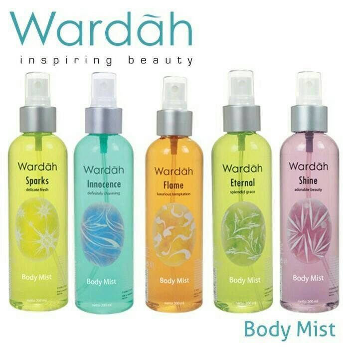 Jual Wardah Body Mist Innocence Eternal Flame Shine Sparks Parfum