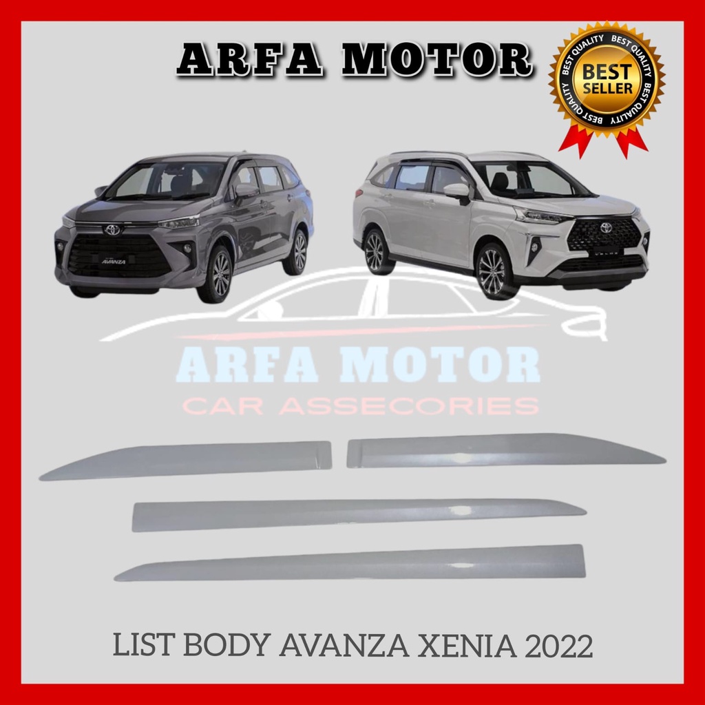 List Body Avanza Xenia 2022 List Pintu Samping Avanza xenia 2022