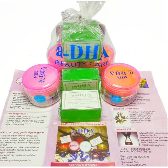 CREAM ADHA MDS PINK ORIGINAL 3IN1