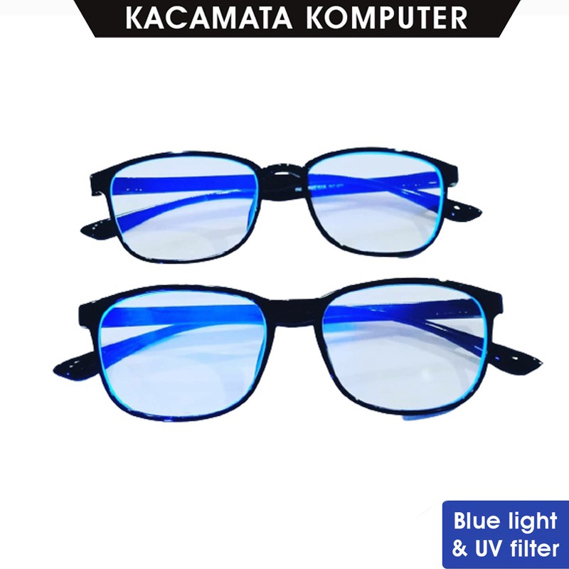 Kacamata Baca Antiradiasi Pria Wanita Lensa Transparan Blueray Eye glasses Kaca mata Antiradiasi