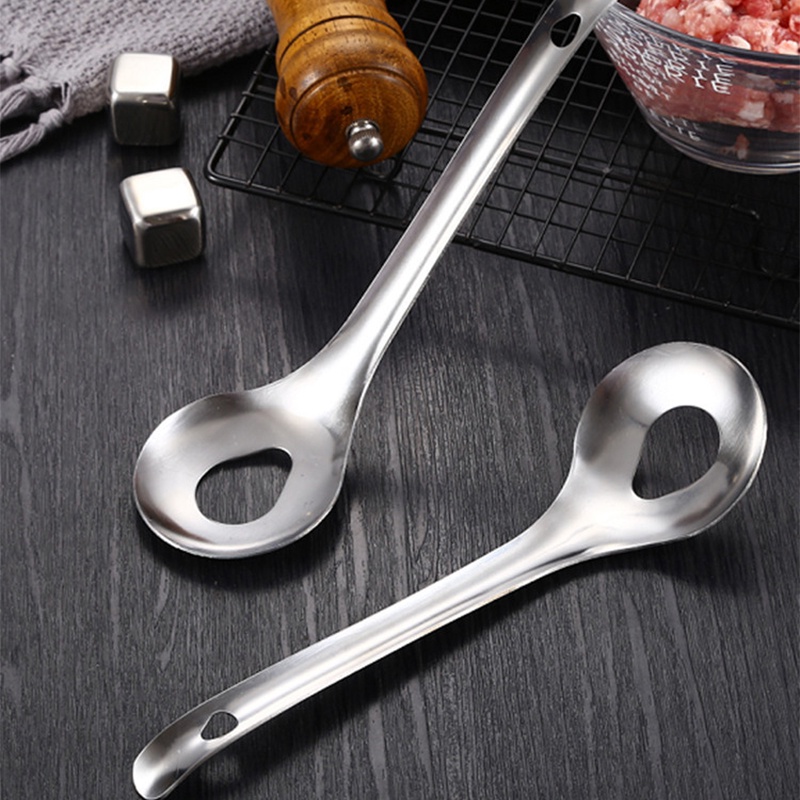 COD❤Sendok Bakso Meat Mold/ Stainless Steel Hand Press Meatball Perlengkapan Dapur Tri