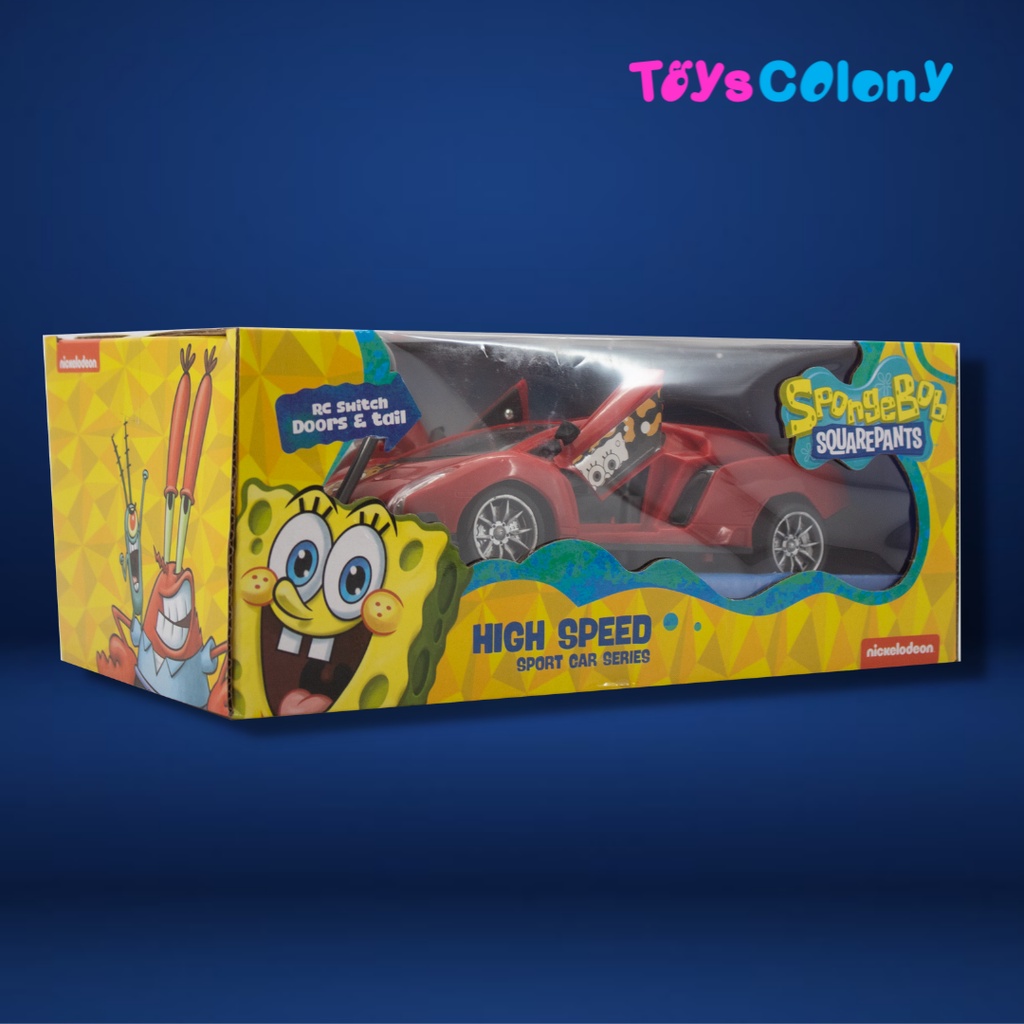 MOBIL REMOTE CONTROL RC FERARRI SPORT CAR SPONGEBOB SB 1382-9