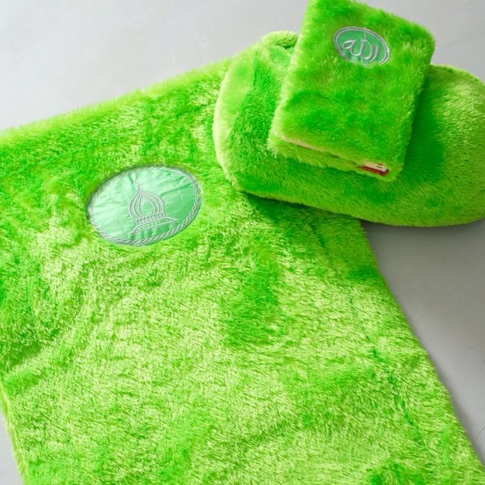 sajadah traveling custom nama alas anti slip