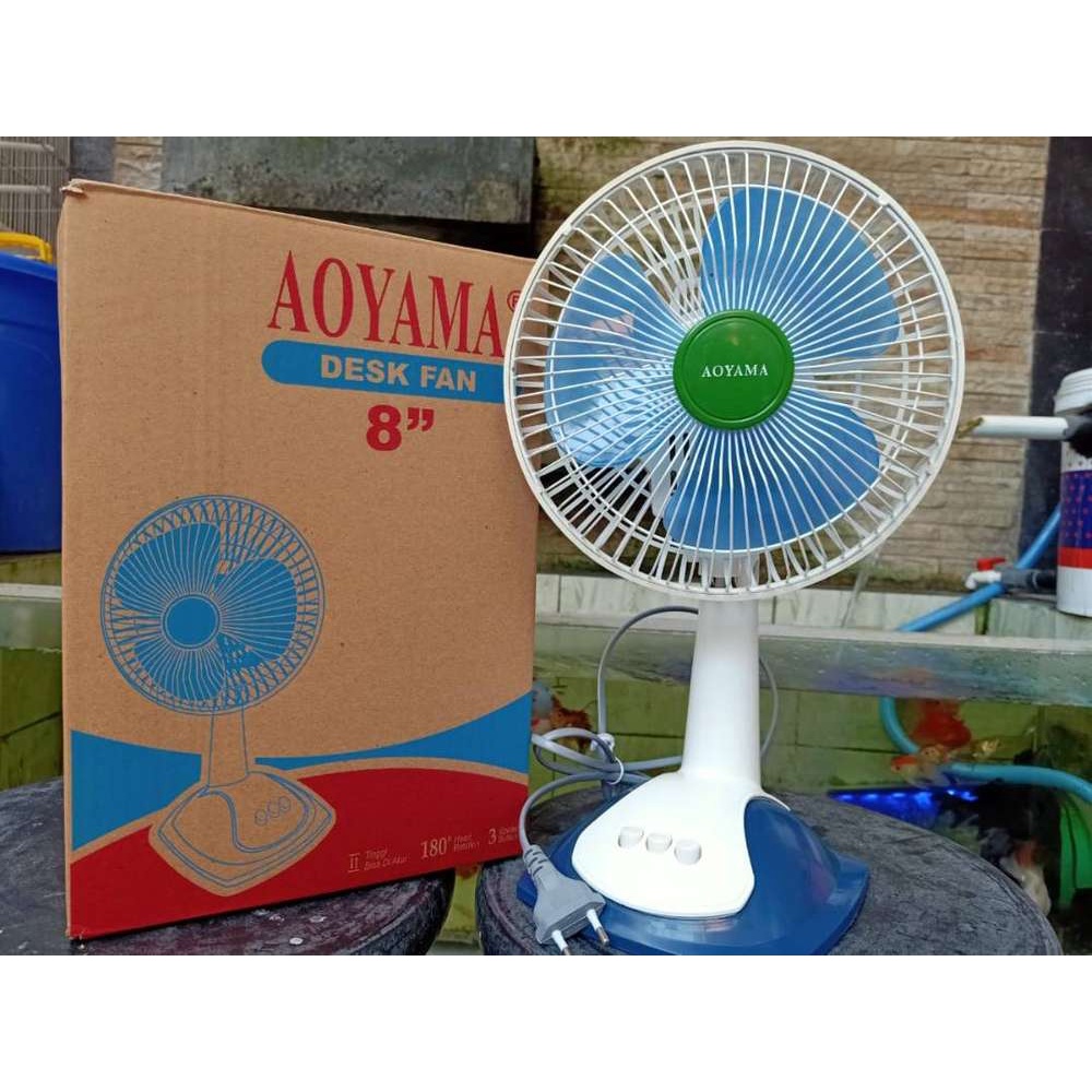 KIPAS ANGIN MEJA / DESK FAN AOYAMA ( 8 Inch )