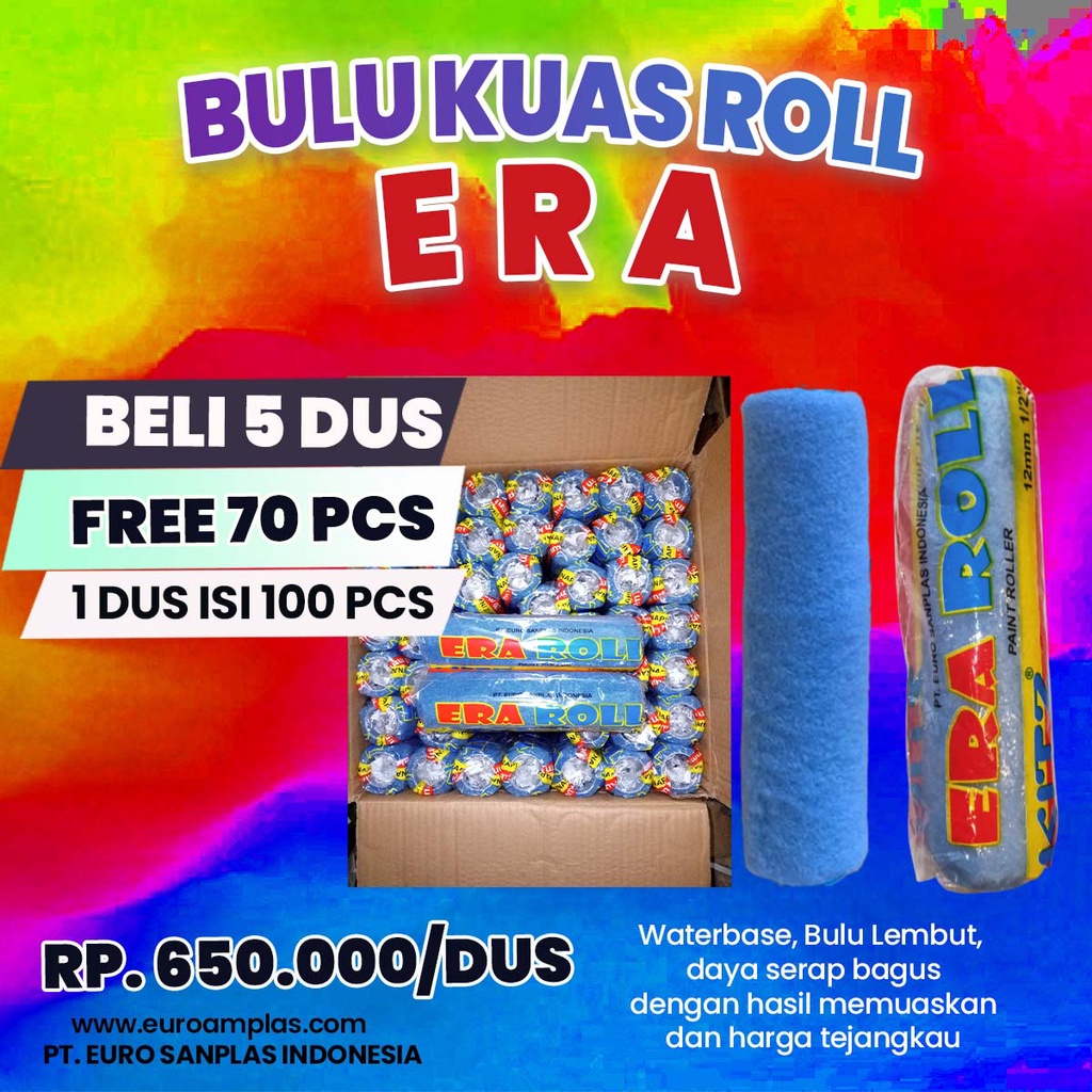 Bulu kuas roll 9 inch grosir termurah cod