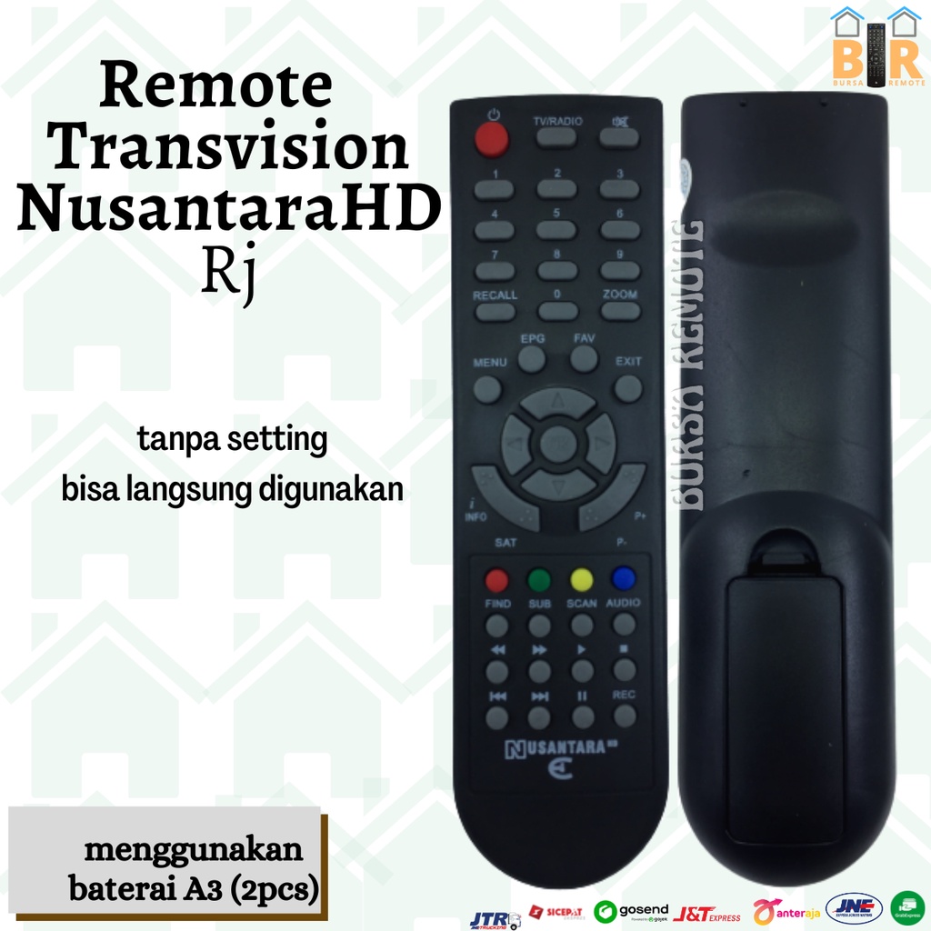 Remot / Remote Transvision Nusantara HD