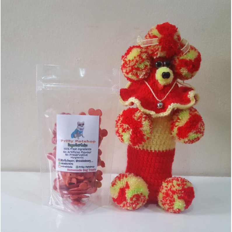 

Prilly Petshop Dragon Fruit Cookies 40gr / Cookies / Snack Anjing