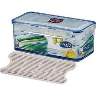 Lock n Lock Food Container 3.4L HPL848 with Tray / HPL848C with Divider - wadah buah wadah makanan