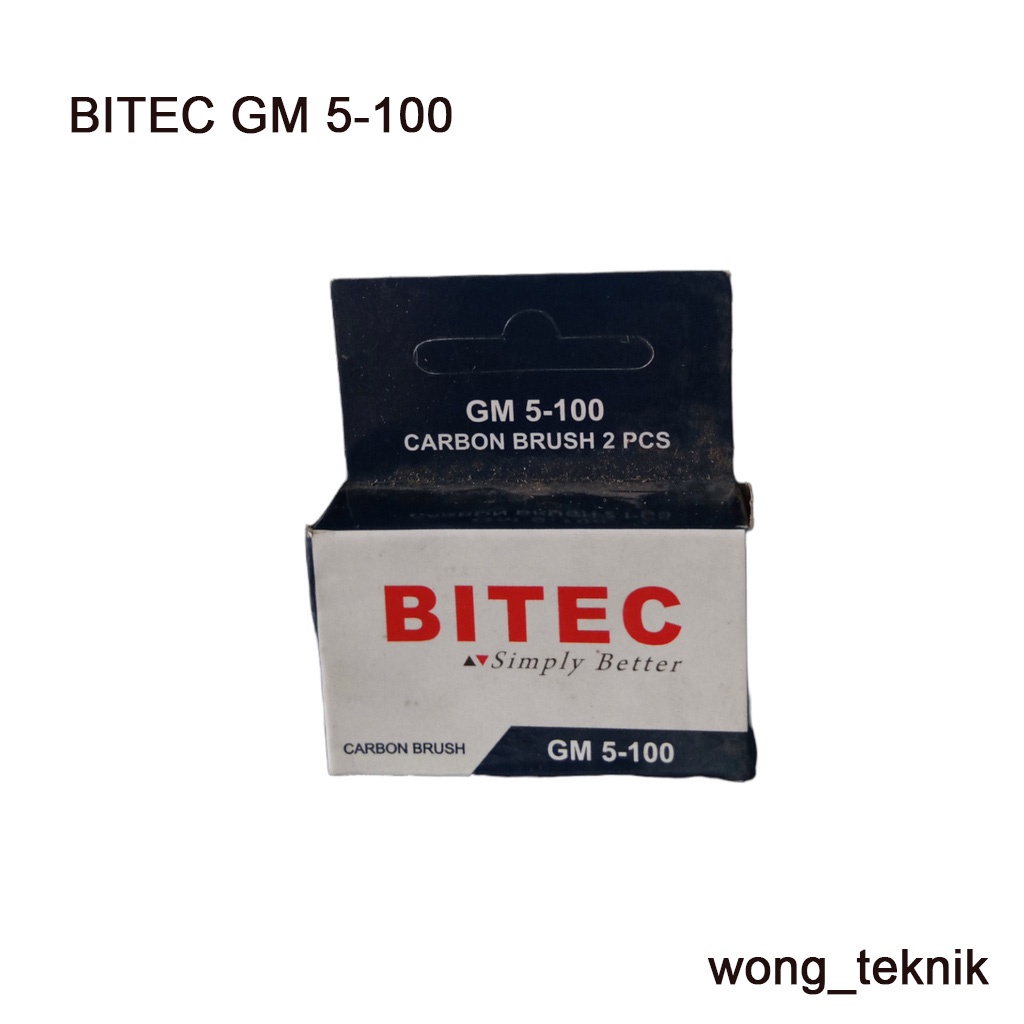 CARBON BRUSH UNTUK MESIN GERINDA BITEC GM5-100