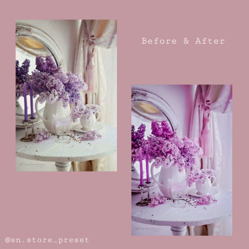 PRESET LIGHTROOM KOREAN LAVENDER For IOS &amp; Android