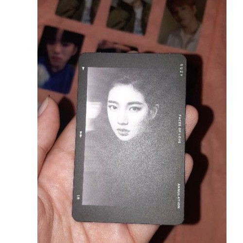 PHOTOCARD BAE SUZY FACE OF LOVE