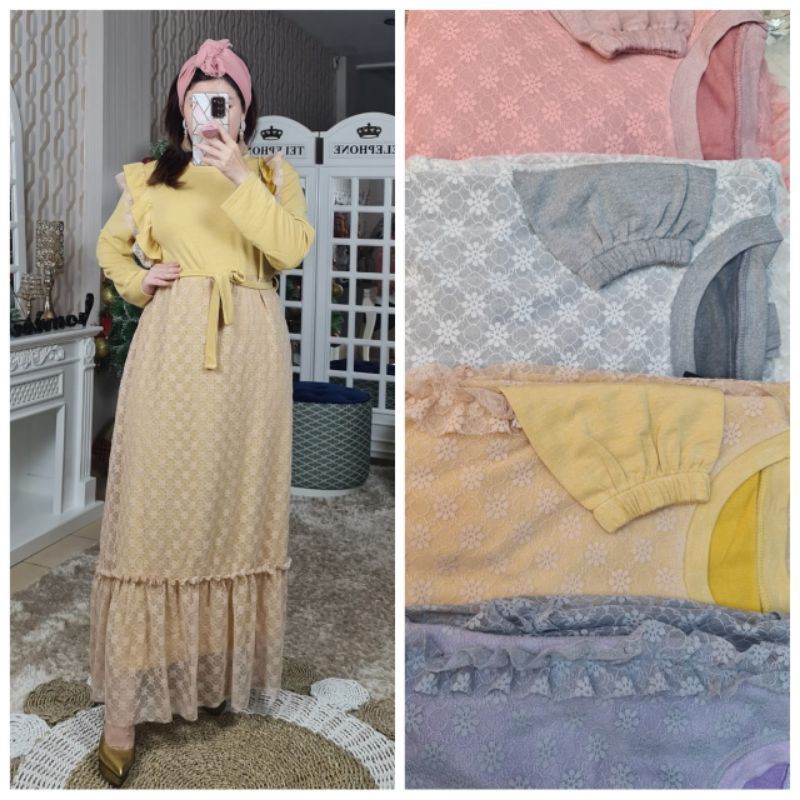 GAMIS TILE / GAMIS ORIGINAL MEIJIWANG / GAMIS FASHION MUSLIMAH