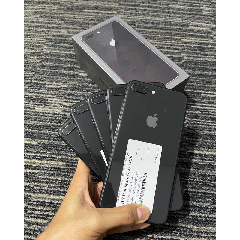 APPLE IPHONE 8 plus 64gb second fullset Normal Ex Inter free Tempered n case all operator-7