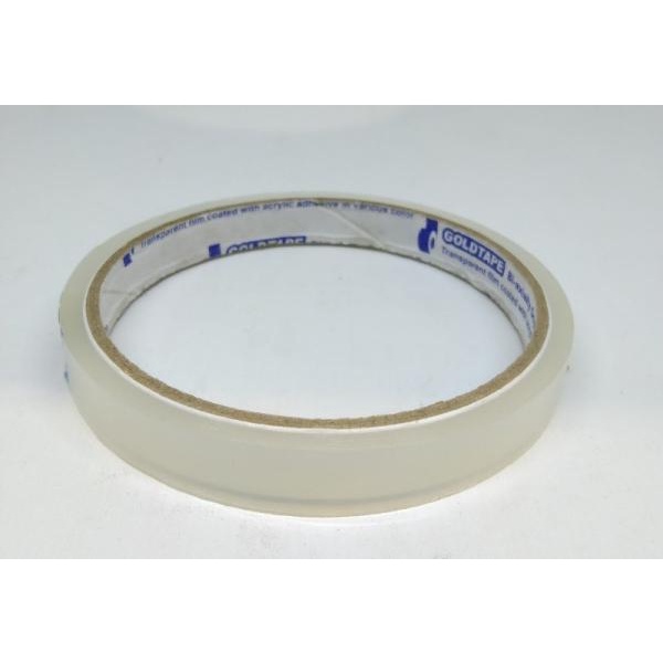 

Selotip Bening (Stationary Tape) GOLDTAPE Biru | 12 mm | 60 yard